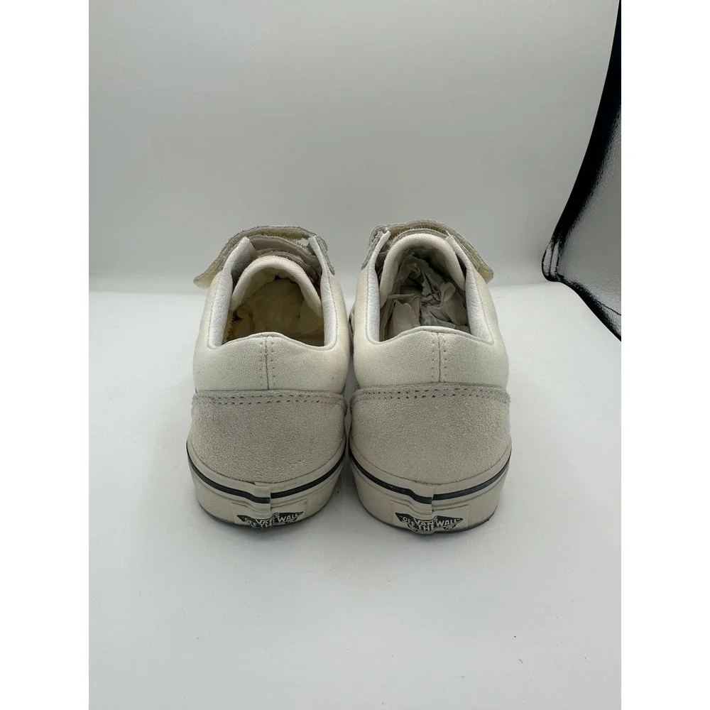 Vans Old Skool V Marshmallow Turtledove Suede Canvas Shoes Womens 7.5 Mens 6 - Picture 8 of 10
